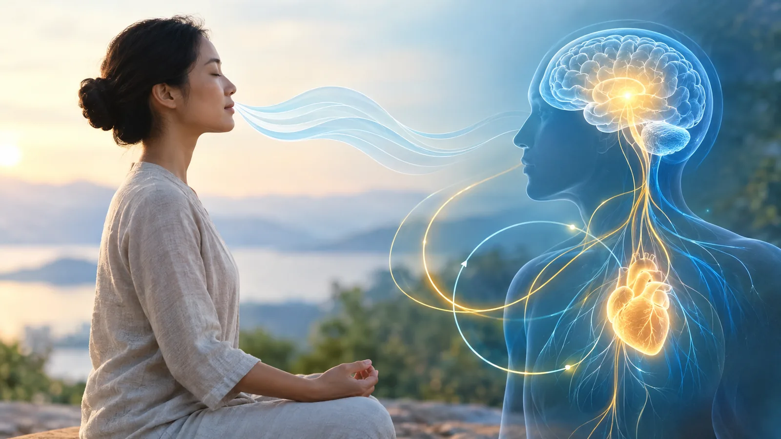 为什么观察呼吸会感觉不自然：神经科学解释古老的呼吸调御之道
